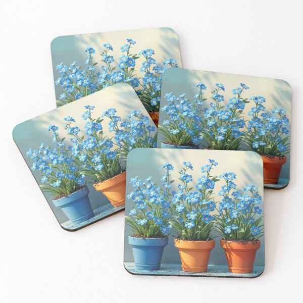 Item preview, Forget-Me-Not Flower Pots designed and sold by Maria Dryfhout.