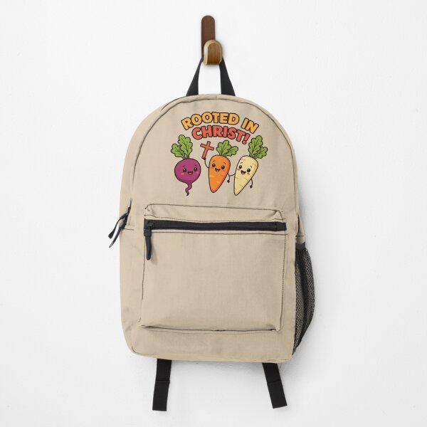 Item preview, ROOTED IN CHRIST - Funny Playful Christian Pun - Vegetable Beet, Carrot & Parsnip designed and sold by Glory After Tears.