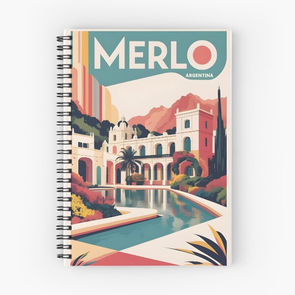 Item preview, Merlo Argentina Vintage Travel Tourism designed and sold by TravelersGems.