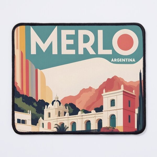 Item preview, Merlo Argentina Vintage Travel Tourism designed and sold by TravelersGems.