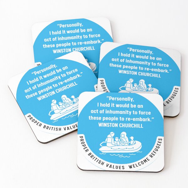 Item preview, Proper British Values Welcome Refugees  designed and sold by MWTS.