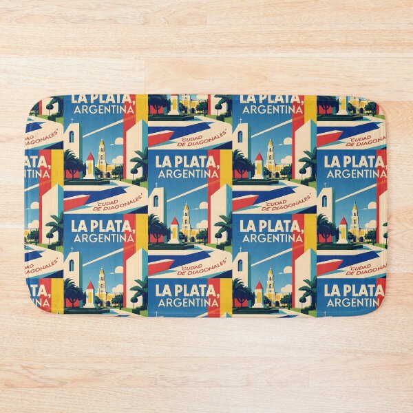 Item preview, La Plata Ciudad de Diagonales Argentina Vintage Travel Tourism designed and sold by TravelersGems.