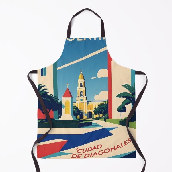 Item preview, La Plata Ciudad de Diagonales Argentina Vintage Travel Tourism designed and sold by TravelersGems.