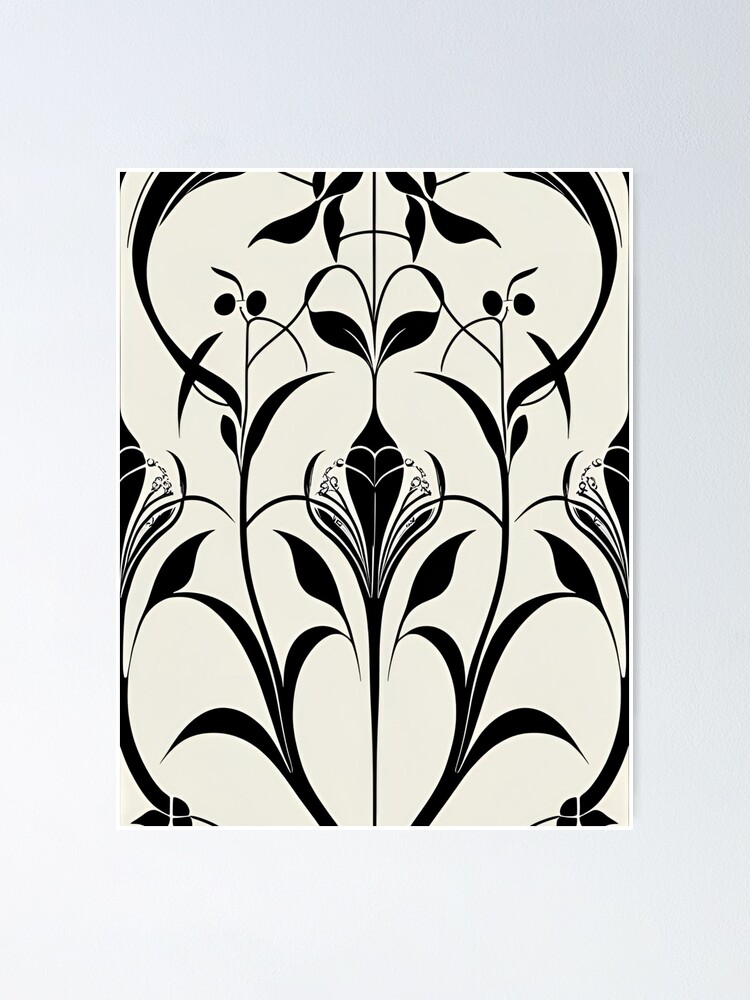 Thumbnail 1 of 3, Poster, Minimalist Pattern designed and sold by PatronesKawai.