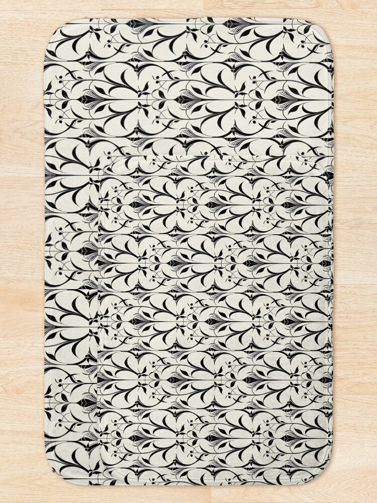 Thumbnail 5 of 6, Bath Mat, Minimalist Pattern designed and sold by PatronesKawai.