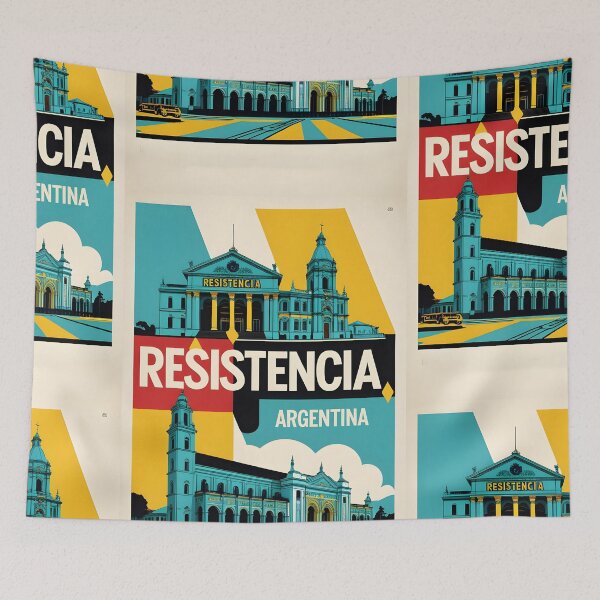 Item preview, Turismo de viajes vintage en Resistencia, Argentina 2 designed and sold by TravelersGems.