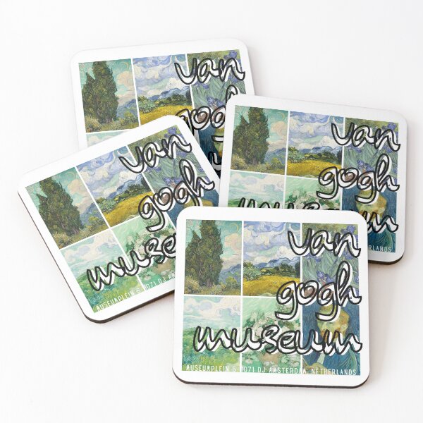 Item preview, Van Gogh Post-Impressionist Postcard | Amsterdam Museum Collage designed and sold by Parasocialite.