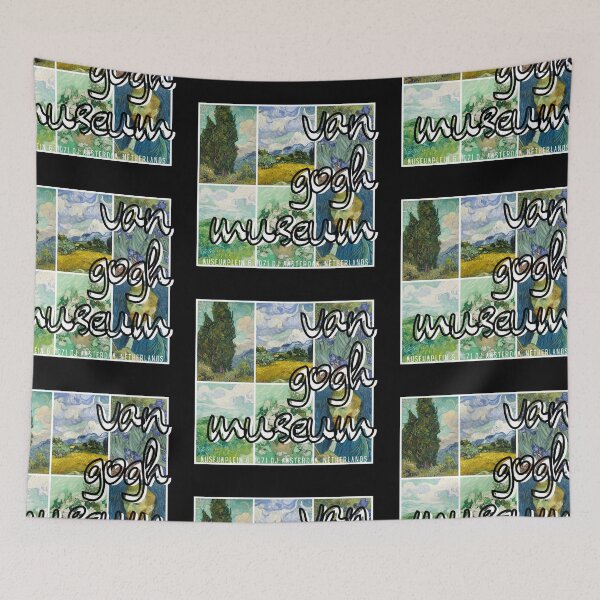 Item preview, Van Gogh Post-Impressionist Postcard | Amsterdam Museum Collage designed and sold by Parasocialite.