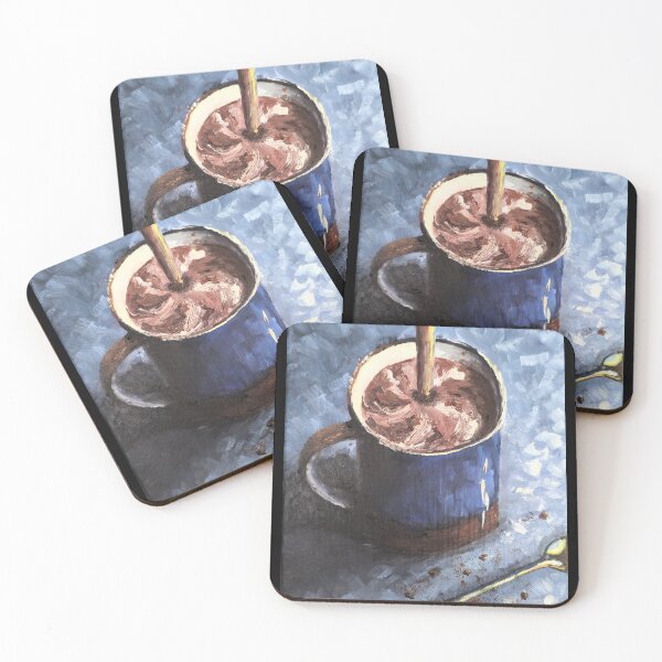 Item preview, Hot Chocolate Coffe Morning Mood: Rustic Morning Comfort designed and sold by kkjustpaint.