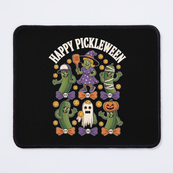 Item preview, Funny Happy Pickleween Halloween Pickleball designed and sold by Betsytiptoe.