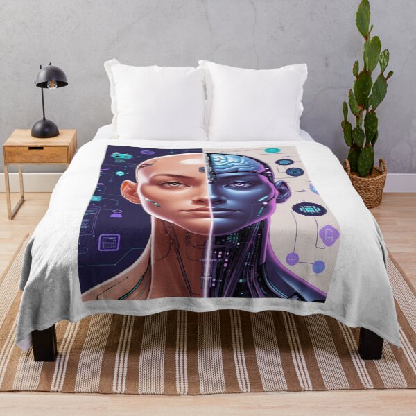 Item preview, Human Meets AI – Symbiosis of Mind and Machine designed and sold by smitke.