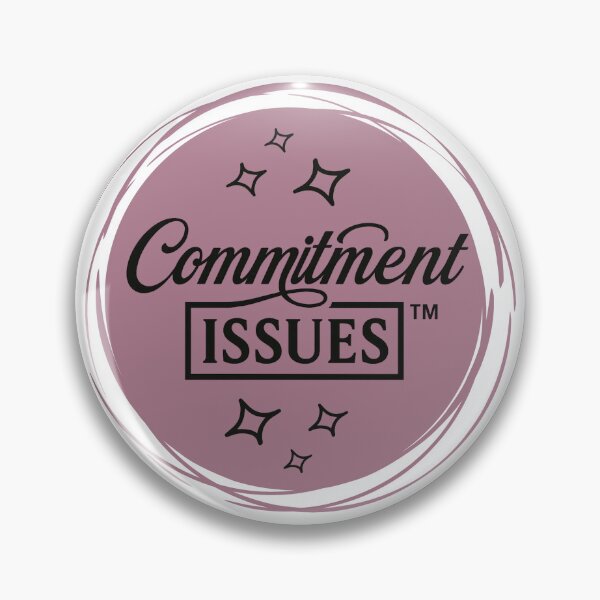Item preview, Stylish Commitment Issues Funny Design designed and sold by gleefulme.