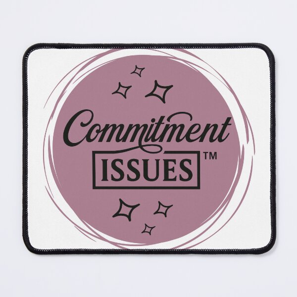 Item preview, Stylish Commitment Issues Funny Design designed and sold by gleefulme.