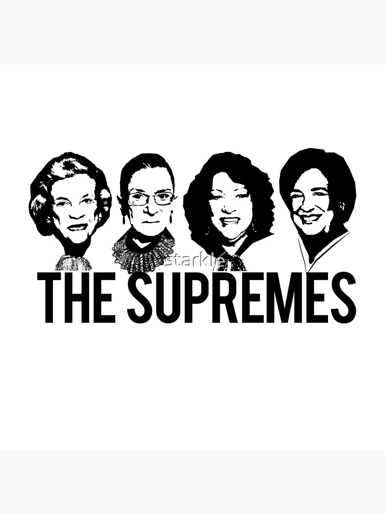  THE SUPREMES Supreme Court Justices RBG cute T-Shirt : Clothing,  Shoes & Jewelry