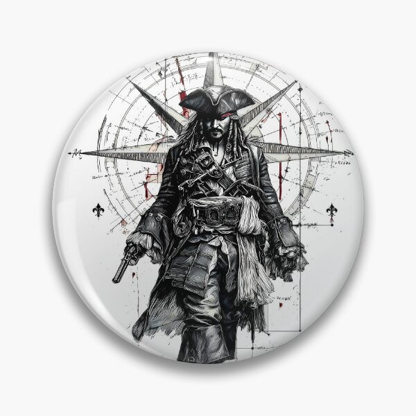 Item preview, Pirates of the Caribbean – Dark Compass Captain designed and sold by SAsi666.