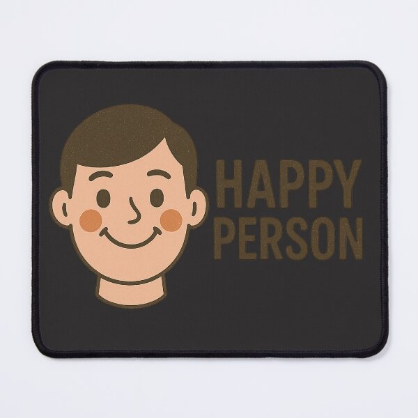 Item preview, “Happy Person – Smiling Cartoon Face” designed and sold by ChernivtsiSkoda.