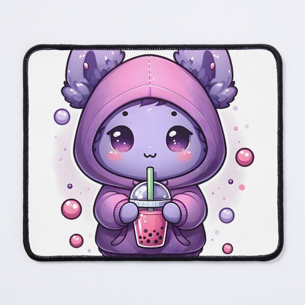 Item preview, Alien in a Hoodie Drinking Bubble Tea designed and sold by MSGgraphic.