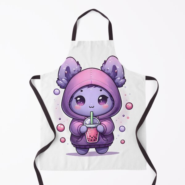 Item preview, Alien in a Hoodie Drinking Bubble Tea designed and sold by MSGgraphic.