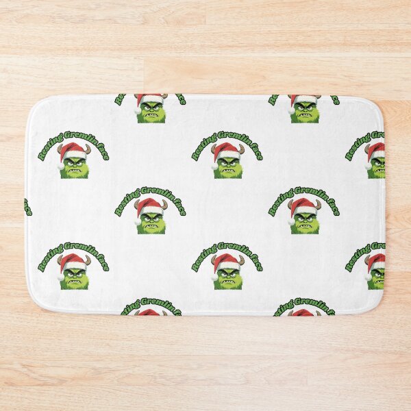 Item preview, Resting Gremlin Face – Funny Christmas Green Monster Design designed and sold by The Sticker Cove.