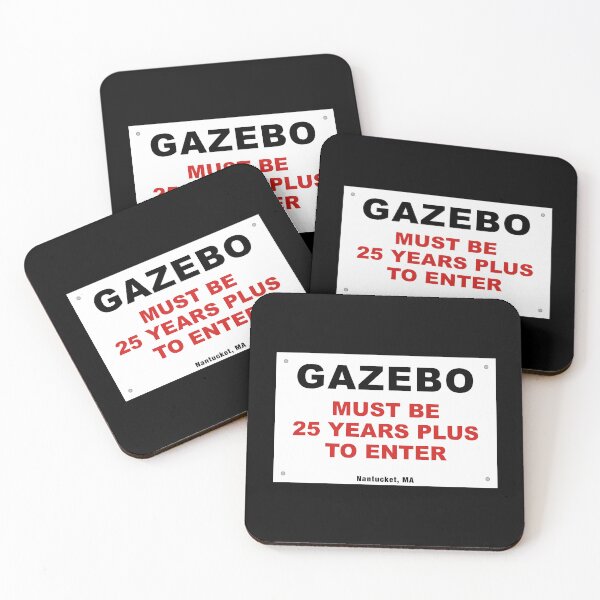 Item preview, Nantucket Gazebo 25+ Sign designed and sold by frankyou.