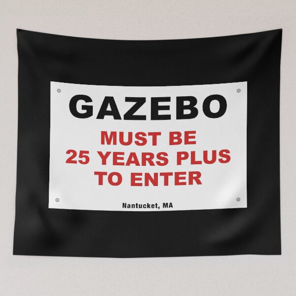 Item preview, Nantucket Gazebo 25+ Sign designed and sold by frankyou.
