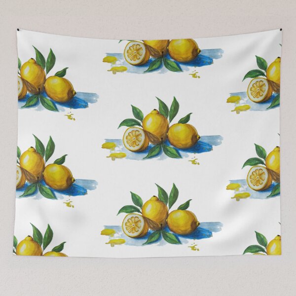 Item preview, Sunny Lemons Citrus Summer A Vibrant Watercolor Still Life designed and sold by kkjustpaint.