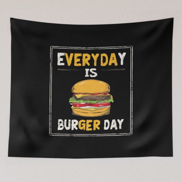 Item preview, Everyday is Burger Day  designed and sold by StudioRedKoala.
