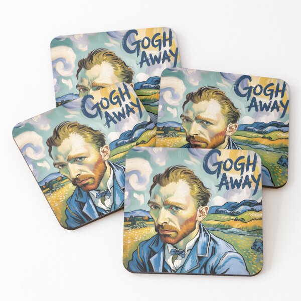 Item preview, Gogh Away – Van Gogh in His Own Landscape designed and sold by EmeraldeaArt.