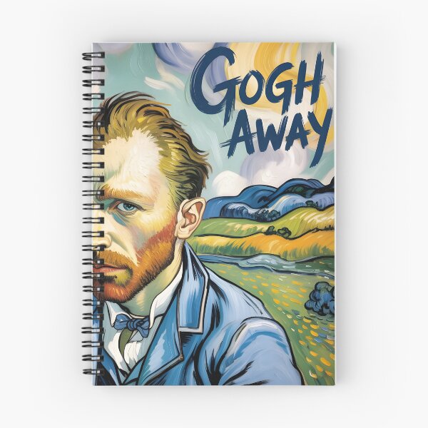 Item preview, Gogh Away – Van Gogh in His Own Landscape designed and sold by EmeraldeaArt.
