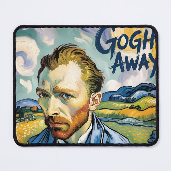 Item preview, Gogh Away – Van Gogh in His Own Landscape designed and sold by EmeraldeaArt.