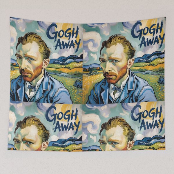 Item preview, Gogh Away – Van Gogh in His Own Landscape designed and sold by EmeraldeaArt.
