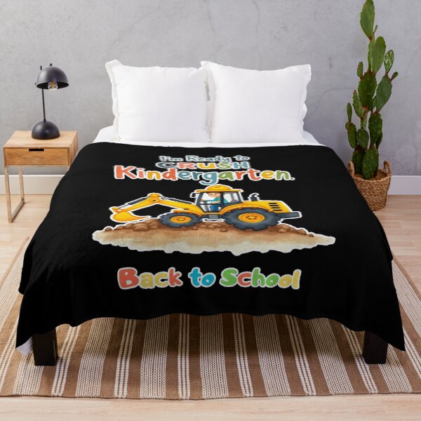 Item preview, I'm Ready to Crush Kindergarten Back to School Excavator designed and sold by ChearshiPrints.