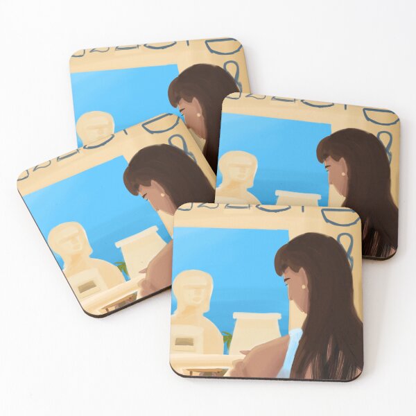 Item preview, Girl in Ancient Egyptian balcony designed and sold by Pip'sCorner.