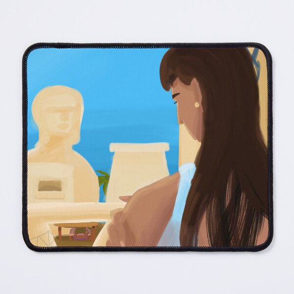 Item preview, Girl in Ancient Egyptian balcony designed and sold by Pip'sCorner.