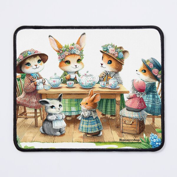 Item preview, Woodland Tea Party designed and sold by rmoneeshop.