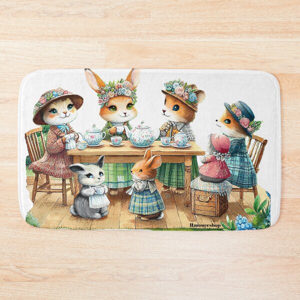 Item preview, Woodland Tea Party designed and sold by rmoneeshop.