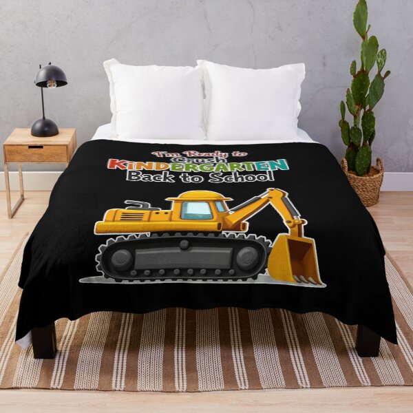 Item preview, I'm Ready to Crush Kindergarten Back to School Excavator designed and sold by ChearshiPrints.
