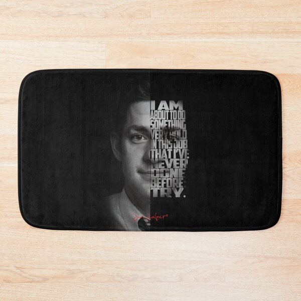 Item preview, Jim Halpert – Monochrome Portrait Typography Artwork designed and sold by Enea Kelo.