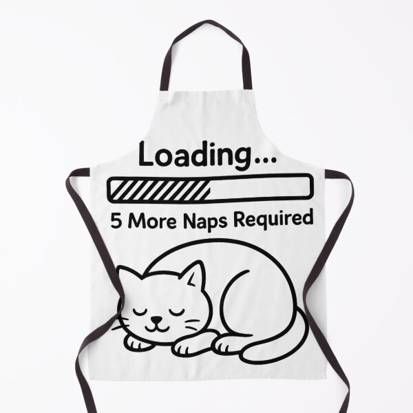 Item preview, Loading… 5 More Naps Required – Funny Sleeping Cat Minimalist Design designed and sold by jelonkaa.