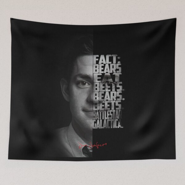 Item preview, Jim Halpert – Monochrome Portrait Typography Artwork designed and sold by Enea Kelo.