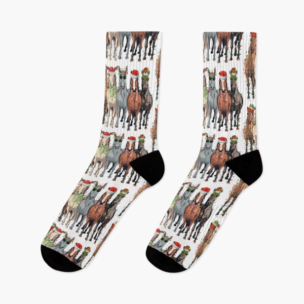 Item preview, Christmas Horse Funny Western Holiday Lights Cowboy Xmas Gift for Horse Lovers designed and sold by LessIsLoud.
