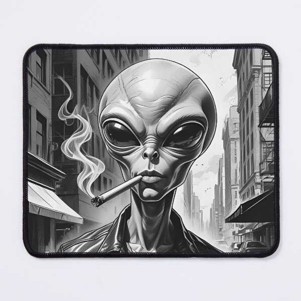 Item preview, Alien in the Big City designed and sold by OneFineGem.