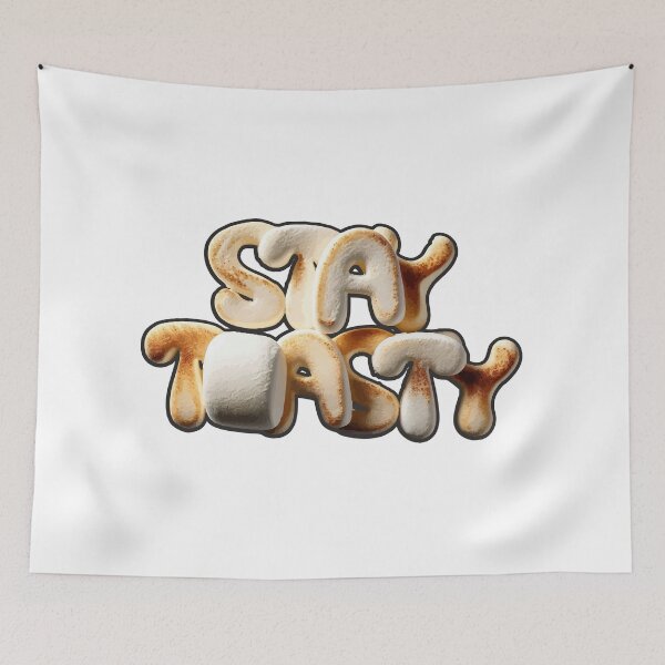 Item preview, Stay Toasty – Roasted Marshmallow Typography Funny Food Lover Design designed and sold by beerkee.