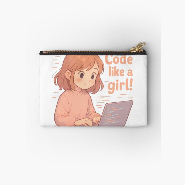 Item preview, Code Like a Girl – Empowering Tech Illustration designed and sold by LittleCountess.