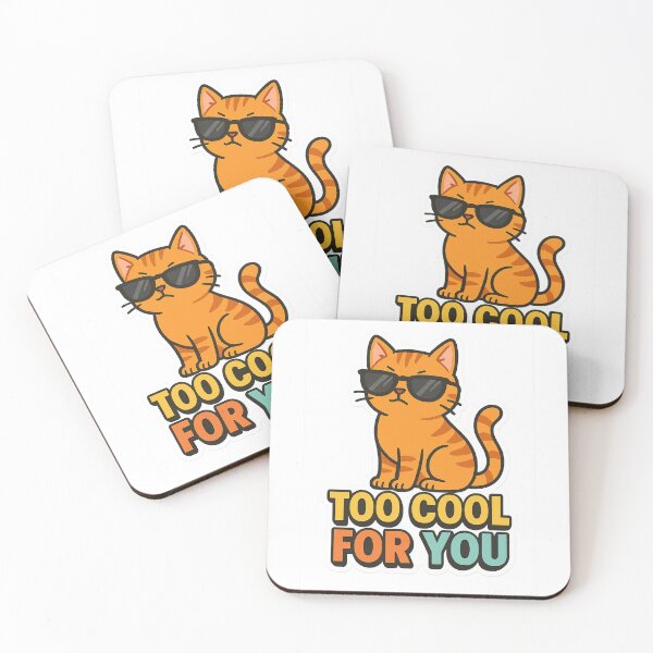 Item preview, Cat – Too Cool for You designed and sold by CrazyMop_.
