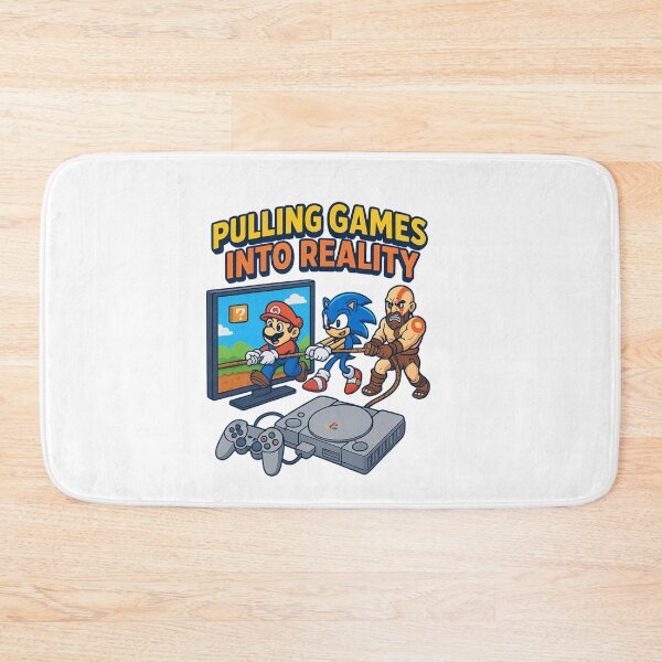 Item preview, Pulling Games Into Reality – PlayStation Inspired Video Game Artwork designed and sold by NuboDesigns.