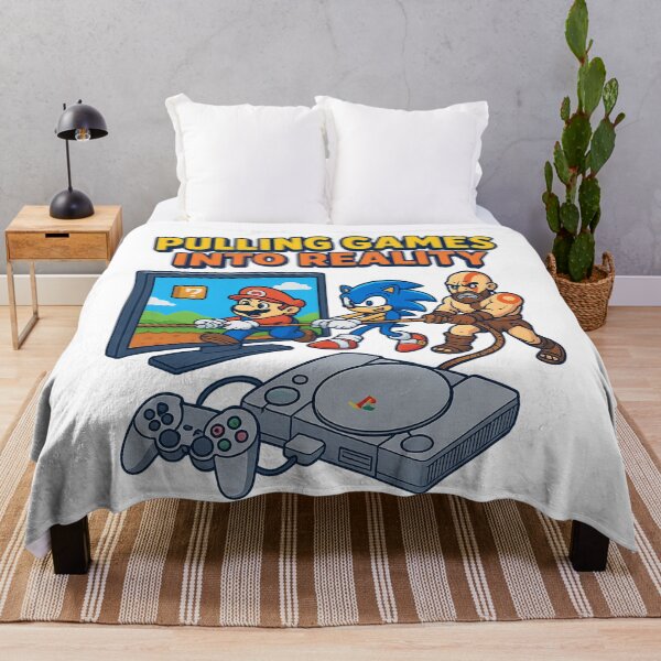 Item preview, Pulling Games Into Reality – PlayStation Inspired Video Game Artwork designed and sold by NuboDesigns.