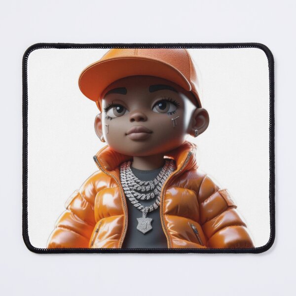 Item preview, Orange Dripped Hip Hop Chibi designed and sold by delachill.