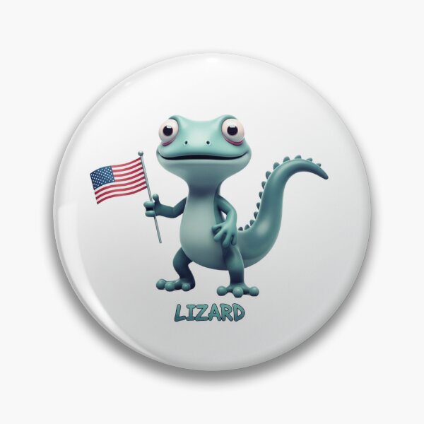 Item preview, Elio Lizard American Patriot Meme designed and sold by lojadpop.