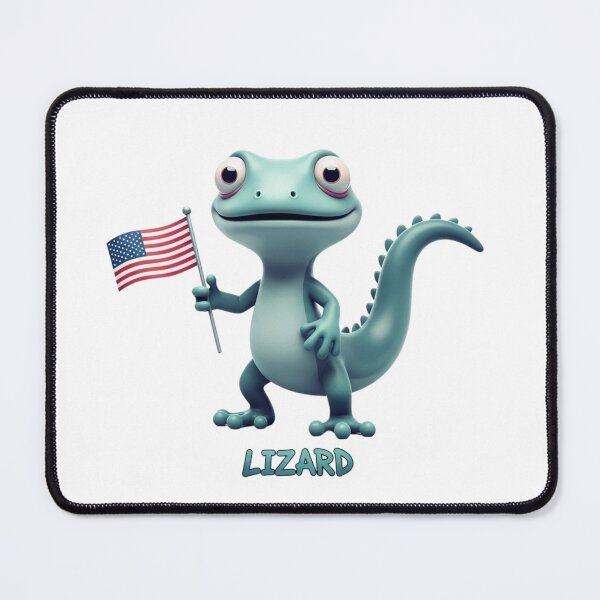 Item preview, Elio Lizard American Patriot Meme designed and sold by lojadpop.
